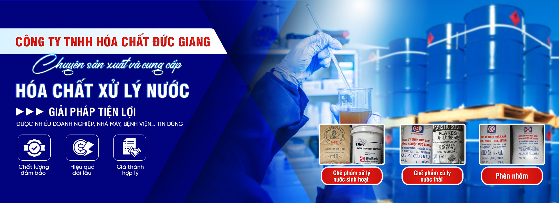 CÔNG TY TNHH HÓA CHẤT CÔNG NGHIỆP ĐỨC GIANG